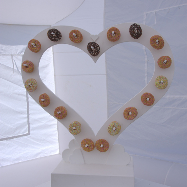 Large Heart Doughnut Wall 