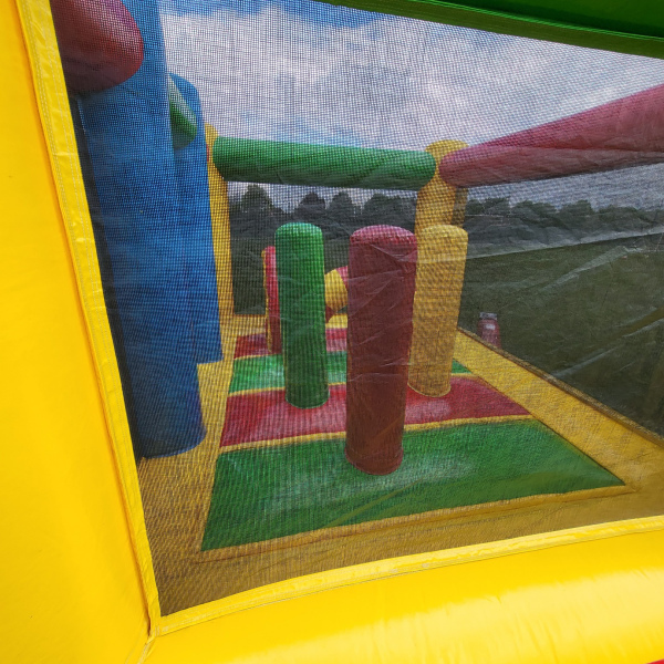 Multi Coloured Basher Bouncy Castle