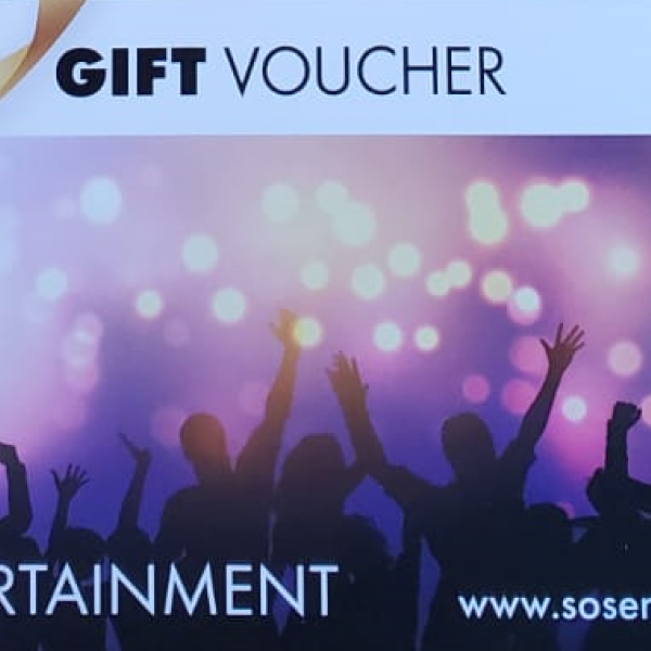 SOS Entertainment Gift Vouchers