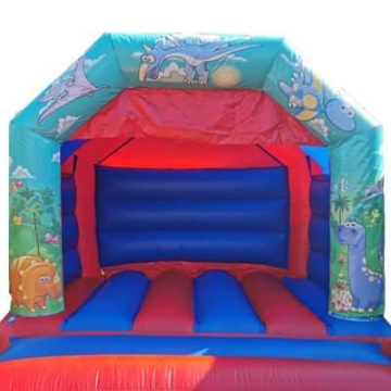 Dinosaur - Red & Blue Bouncy Castle