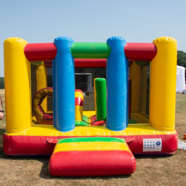 Multi Coloured Basher Bouncy Castle