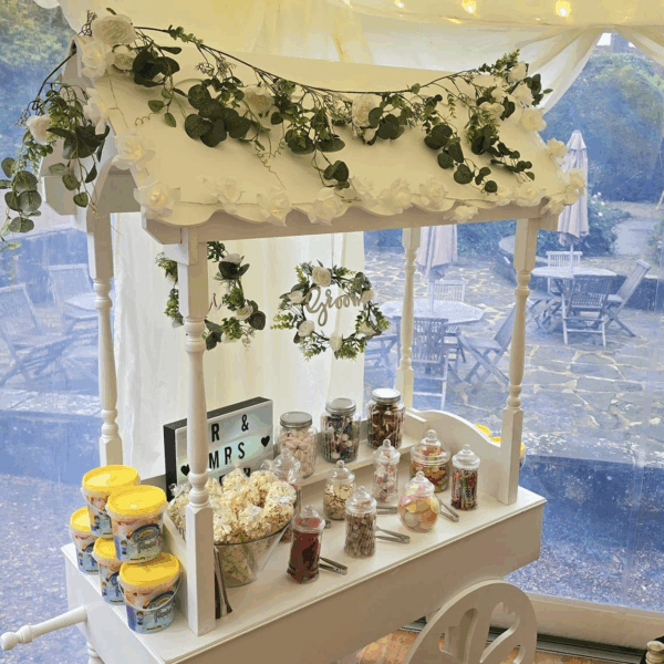 sweet cart hire, sussex