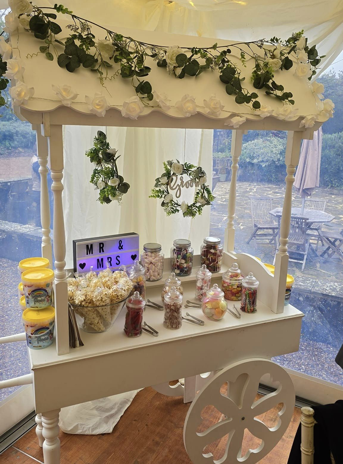 sweet cart hire, west sussex