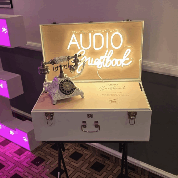 Tabletop Audio Guest Book Hire