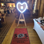 lcd heart photo booth for hire, essex