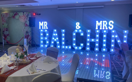light up letters hire, essex