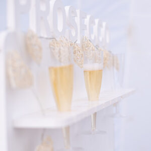 prosecco wall stand