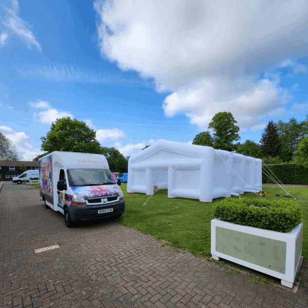 inflatable marquee, wedding hire brighton