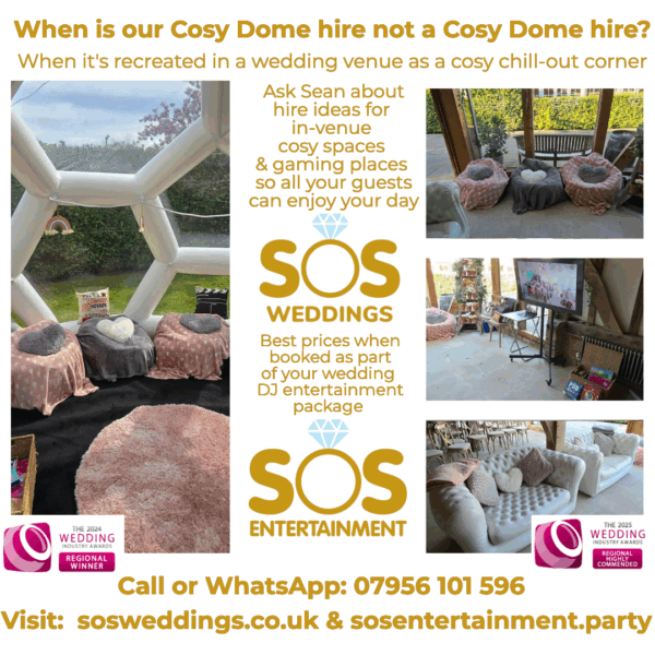 wedding chill out area, hire in rochester