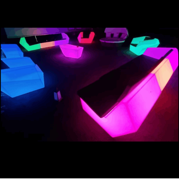 led party seating, wedding hire, kent