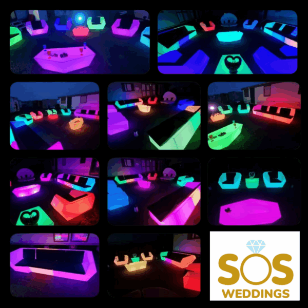 led furniture hire
