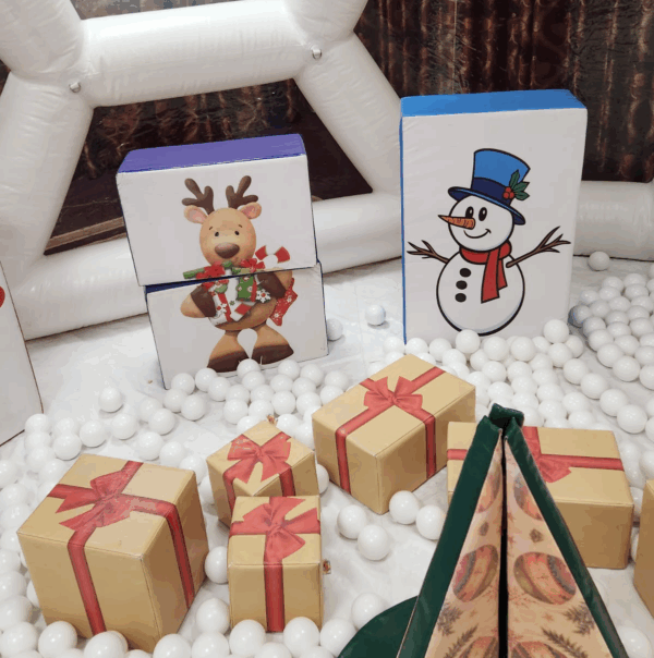 festive soft play area, winter weddings