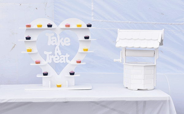cupcake stand wedding hire, Rochester