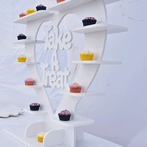 cupcake stand wedding hire