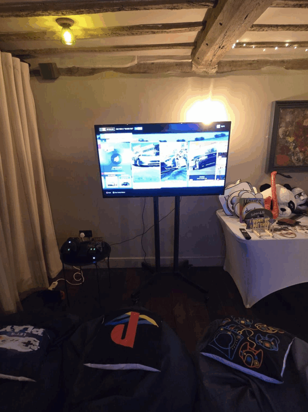 gaming zone for wedding, essex