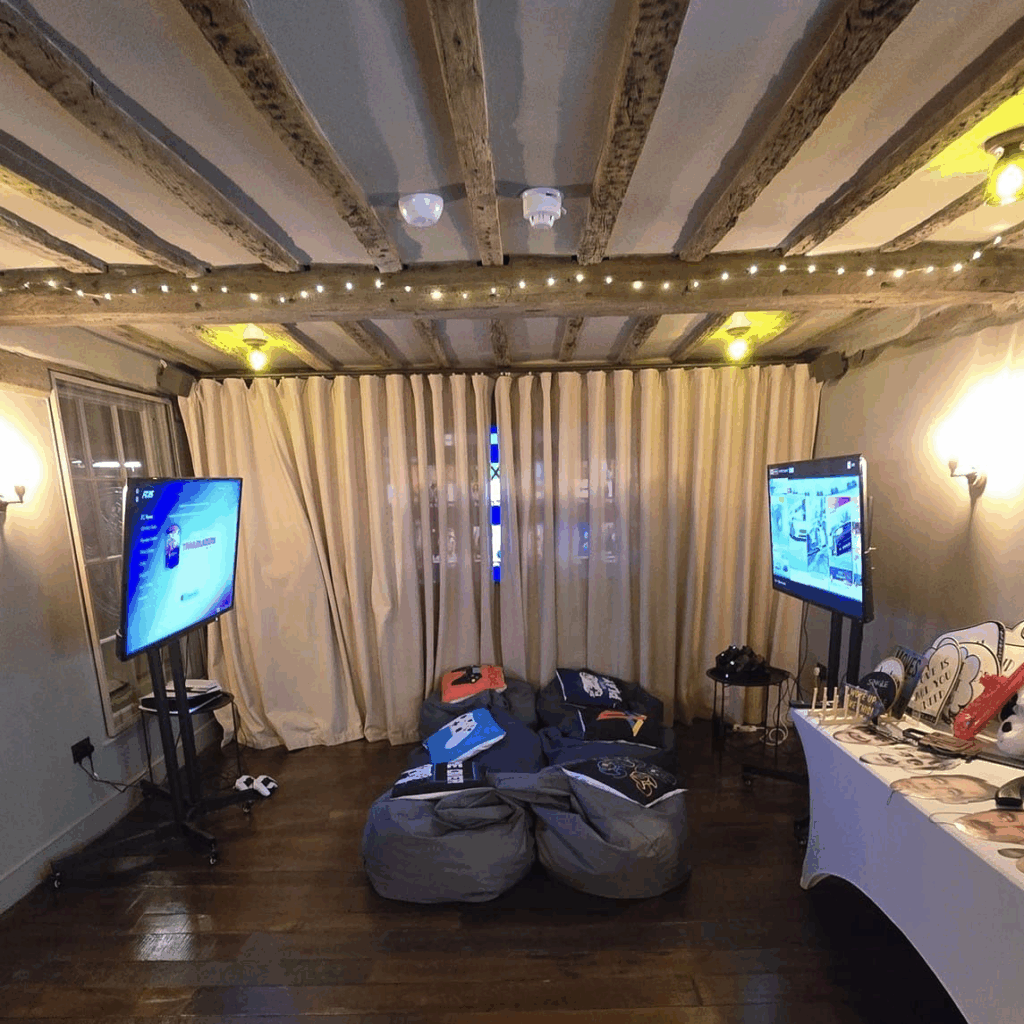 gaming zone for wedding, kent