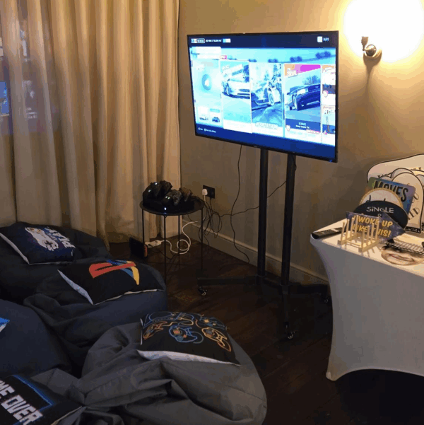 gaming zone for wedding