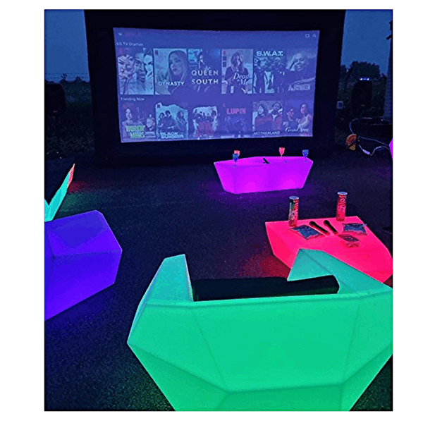 hire led furniture, wedding, medway