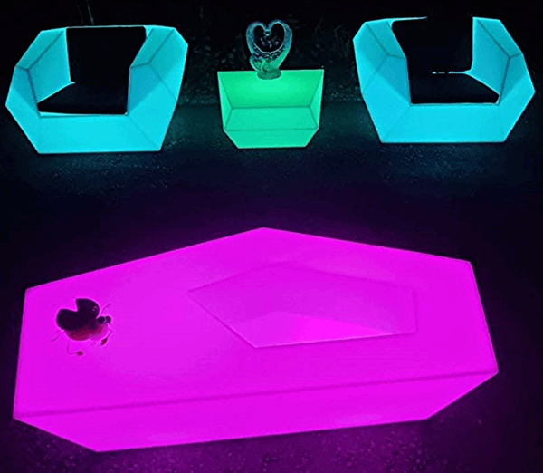 hire led furniture, wedding, ashford