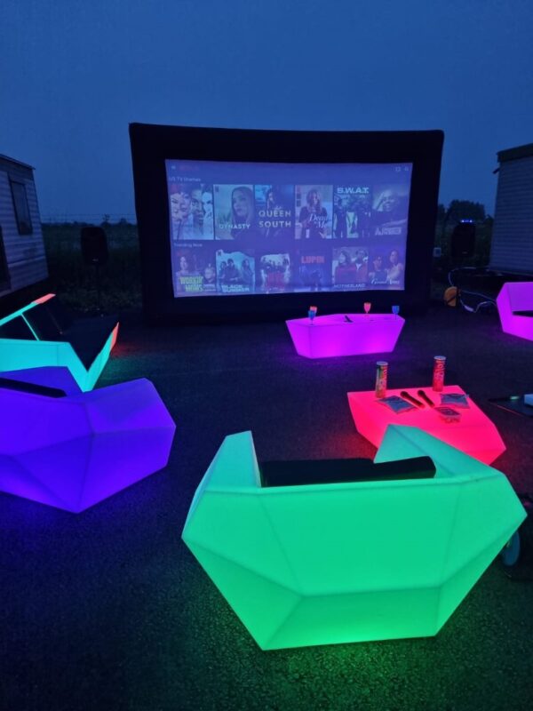 hire led furniture, wedding, london