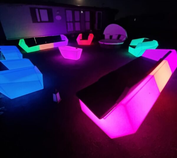 hire led furniture, wedding, surrey