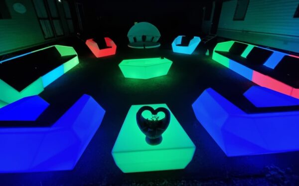 led furniture hire, wedding hire essex