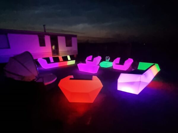hire led furniture, wedding, kent