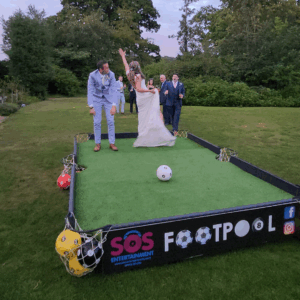 footpool, wedding lawn games hire, west sussex