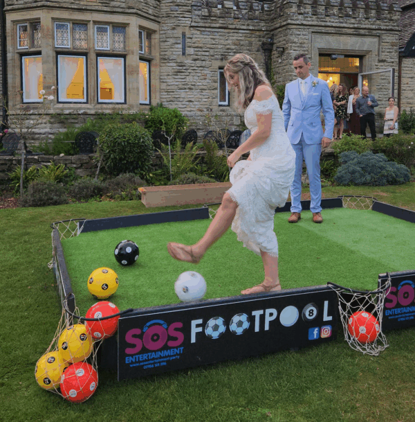 footpool, wedding lawn games hire, essex