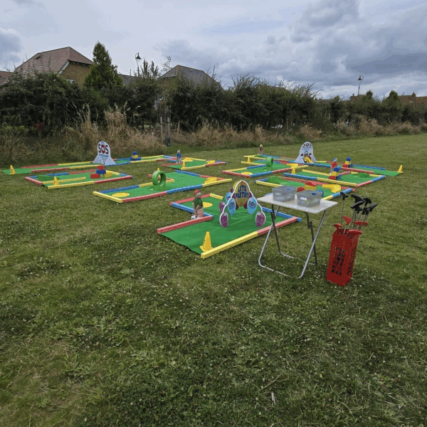 wedding mini golf hire, sussex