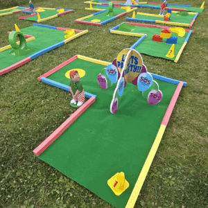 wedding mini golf hire, west sussex