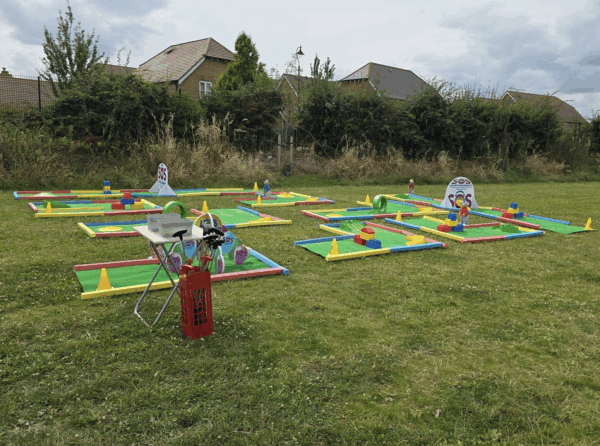 wedding mini golf hire, hastings