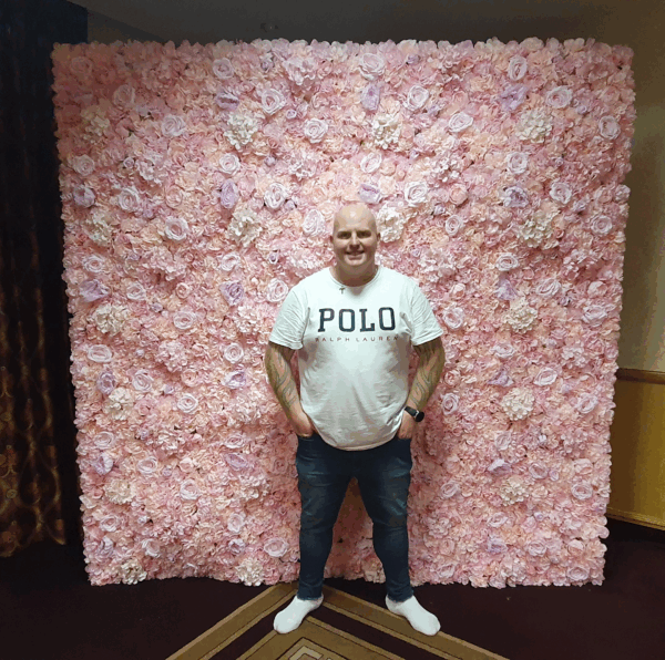 flower wall hire, london