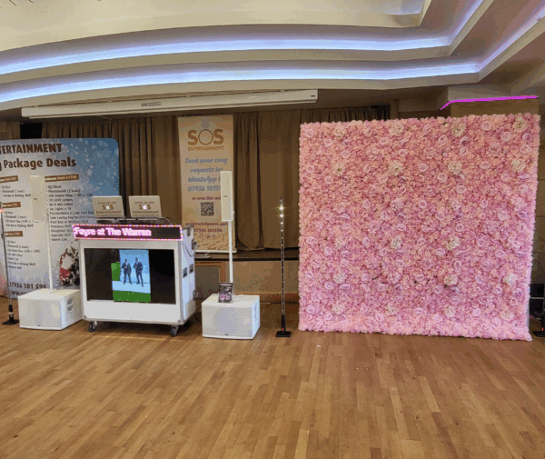 flower wall hire, maidstone