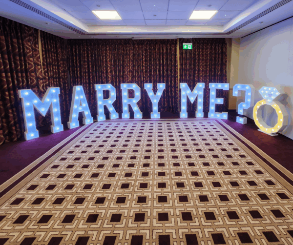 proposal lights, hire kent