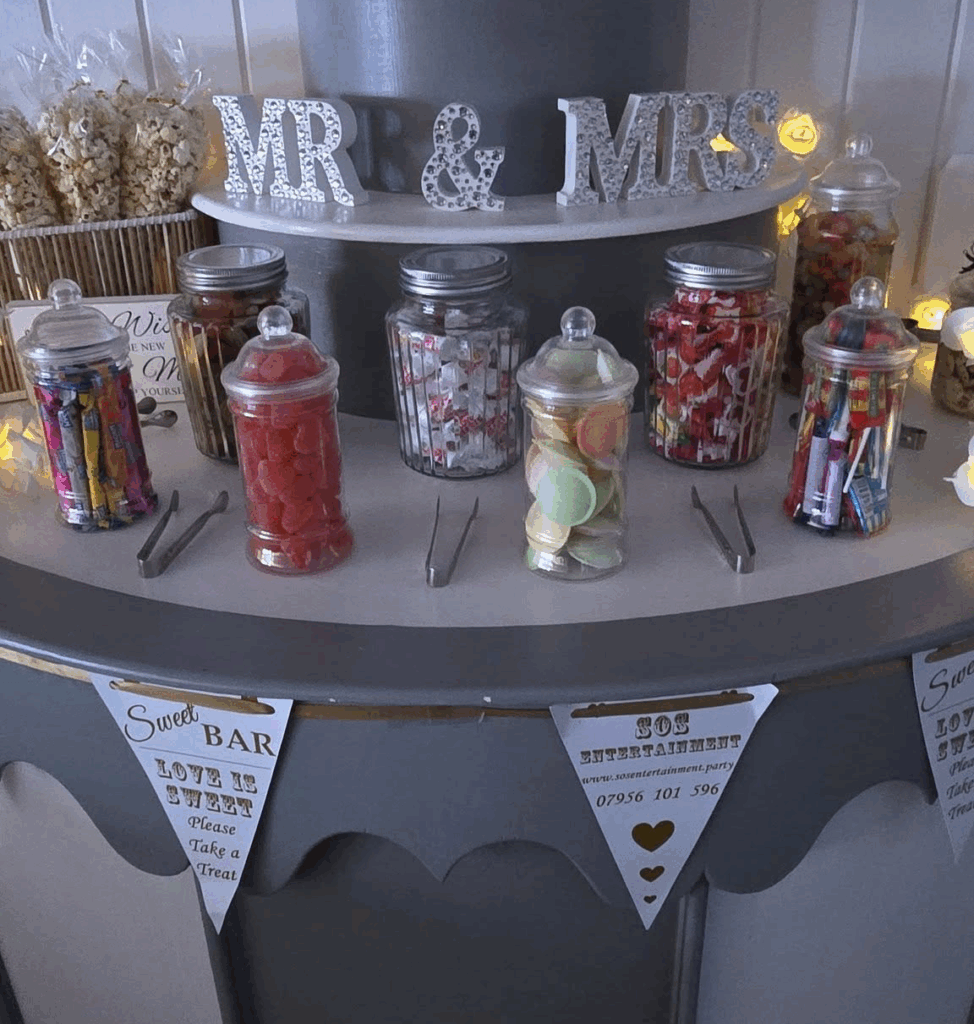 candy cart hire for weddings, London